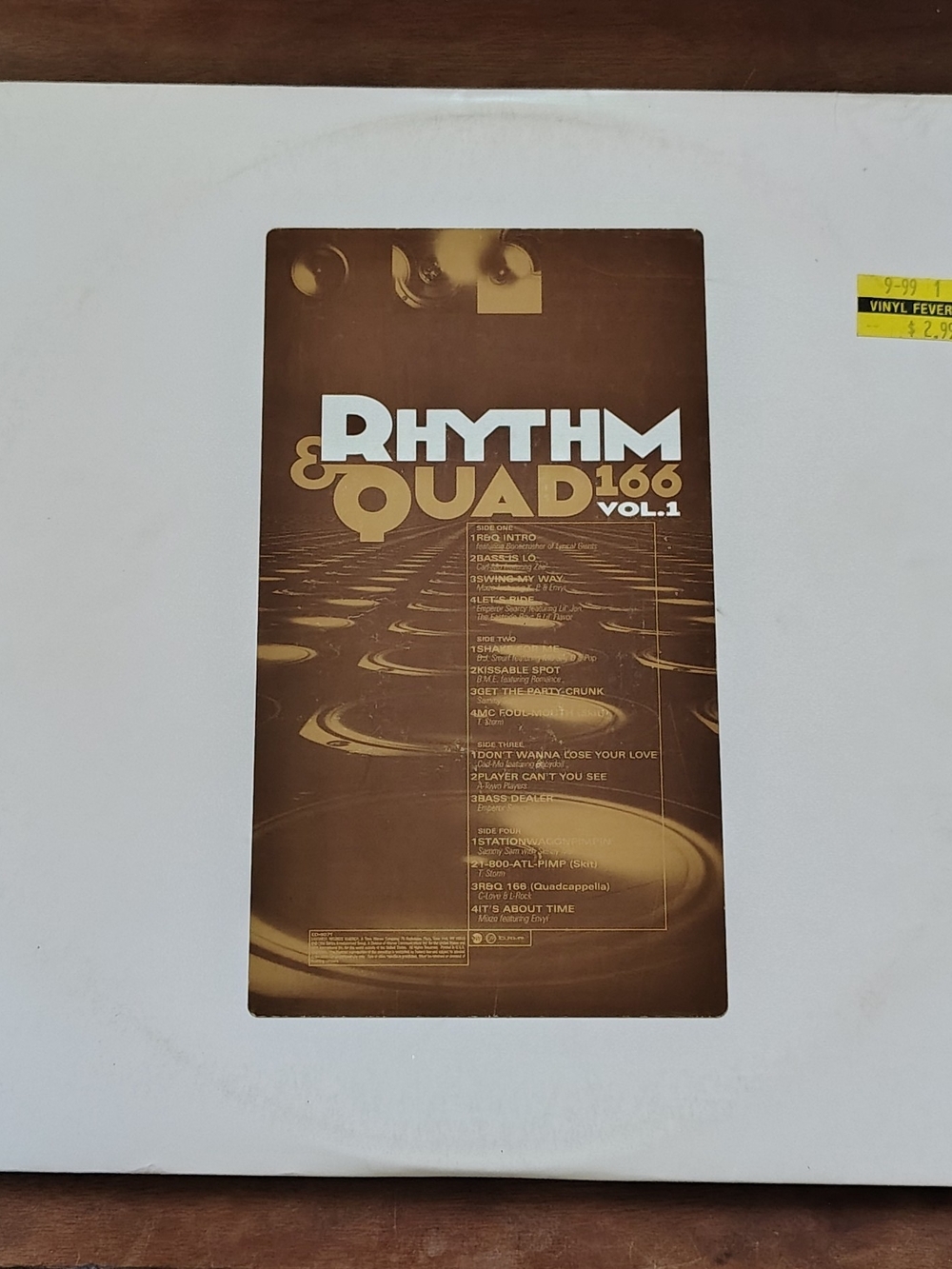 Various - Rhythm & Quad 166 Vol. 1 - EastWest Records America - ED 6071 - Vinyl